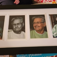 Wonderful pictures of mom gift from Brian and family for Christmas 