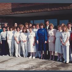 Jackie and Team at Williston ENT Clinic 1971 to 1989 Photo Marc