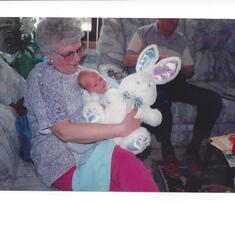 Nan and Daniel -  first Easter