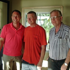 With David and Fred, Manitoba 2009