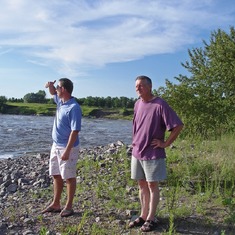 With David, Manitoba 2009