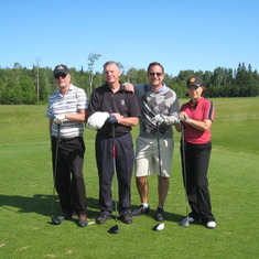Fred, Jack, David, and Debbie, Manitoba 2009