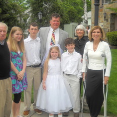 Pa at Caitlyn's First Holy Communion