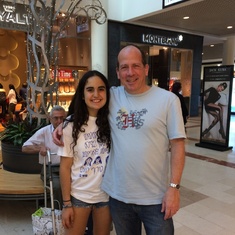 Roni & Ohad at the Ramat Aviv Canyon (Mall)