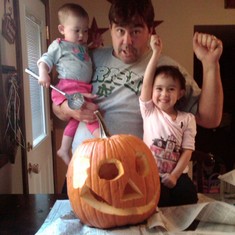 Pumpkin carving fun