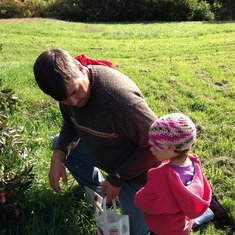 Giana's field trip to the apple orchard in preschool.