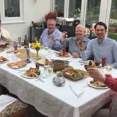 Peter and Hazel Viveash routinely bring the Viveash family together for wonderful meals and celebrations; Jacqueline's presence was always cherished  