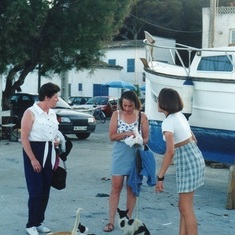 Gma, Mum and Jade in Mallorca