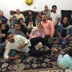 Baba's family in Iran.