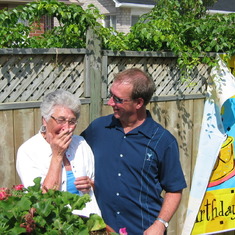 Jim's Moms surprize 70th birthday party