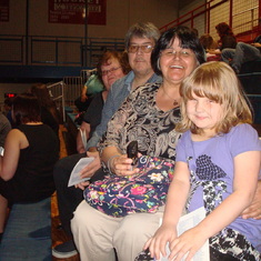 At Brandon's H.S. Graduation with Reva, Brian, Mom & Makayla Paige
