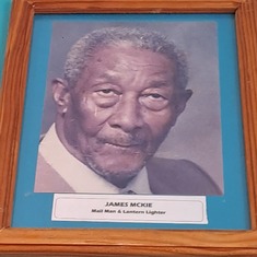 This photo of James Mckie is posted in the Tourism Building Hall of Fame in Union Island. 
