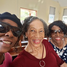 The sisters Flo,Grace and Priso enjoying a lovely laughter filled vacation in our land of birth a forever Memorable  time ..