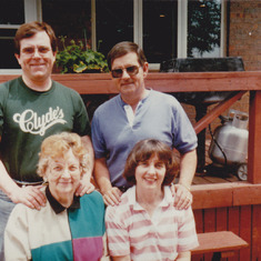 Jim, Ken, Mom & Fran