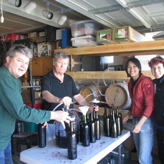 Bottling Wine, Livermore - Chip, Bob n friends