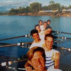 UCSD Crew last regatta as a crew Lake Natoma 1991
