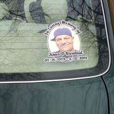 What i got for my car in memory of Dad