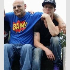 Dad and Tyler. Since i cant find any pictures of just them i cropped one for eveyrone ❤ 