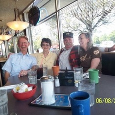 Jim, sister Lana, brother David, and sister Marty.