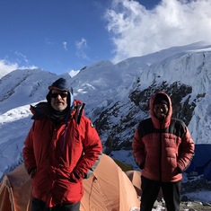 Jim at Mera Peak High Camp 5800m April 2016