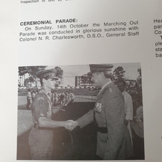 Jim in grade 12 cadets receiving an award