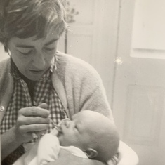 Happy Birthday Mum. This 1963 with Adam
