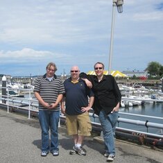 Jim, Stephen and Jay in Maine
