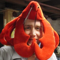 Jim as a lobster
