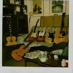 Jim loves guitars and music