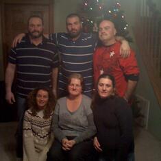 Aunt Edith n sum of her kids...Uncle Jim's family