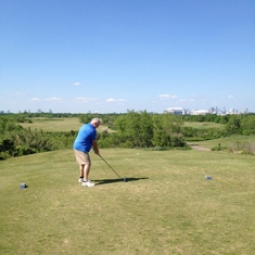 April 2014 . Golfing at wildcat golf course 