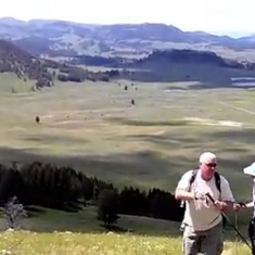 Hiking at Yellowstone