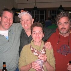 John, Dad, Carolyn & Bryan in Newport!