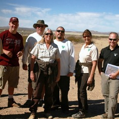 Jim assisting with El Mirage OHV Practice and Training Area Master Plan, 2013