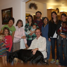 Friends, Children, Grandchildren, and Granddogs.  February 2014