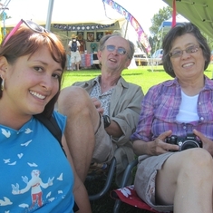 Rosanne, James, & Kay at Millpond Music Fesitval 2011