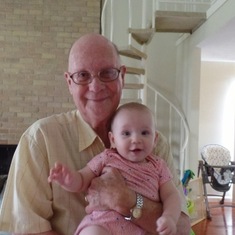Papaw and great granddaughter Laney