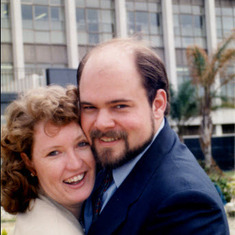Picture of James and Sue that James kept in his office and we all love!