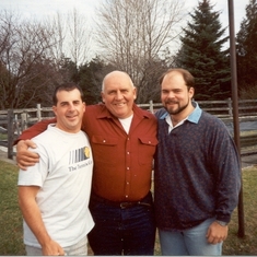 James with Borther and Father