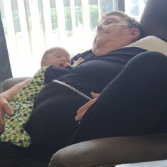 Carter and great grandma 