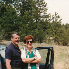 Jim and Julie at Trece, Colorado.  Everybody loved our cabin there!