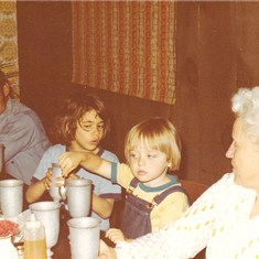Jim, his daughter Debbie, Marcus, Bea