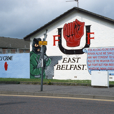Jim at work in Belfast, 1994.