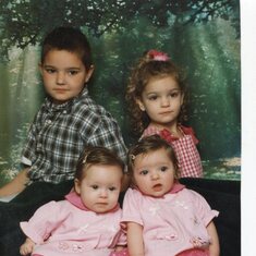 Grandchildren Colton, Ashley, Maddie and Allie 2004