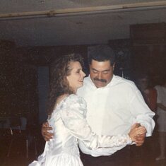James with Lisa, 1993