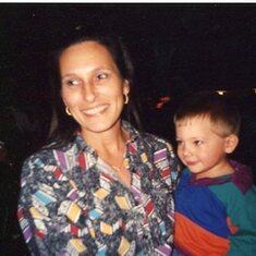 Linda and grandson Tanner 1993