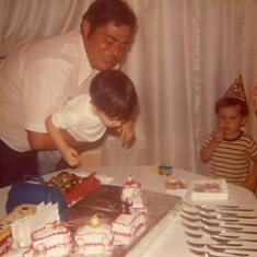 James, Chris, and nephew Michael
1973