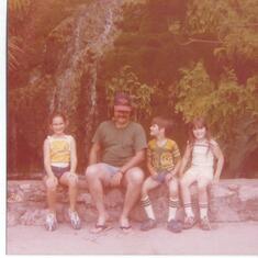 James Lisa Chris San Antonio Zoo summer 1979 