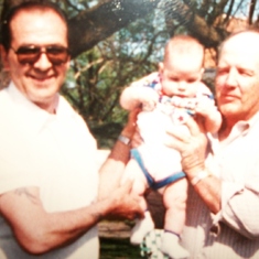 Dad, Paul and Pauls Grandpa Mark