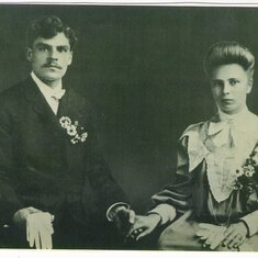 Dads grandparents. Grandpa Edmund and his wife Marie.